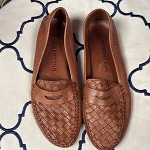 Robert Zur Women’s Tan Woven Loafers